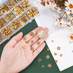 360Pcs 15 Style Tibetan Style Alloy Caps&nbsp;FIND-PH0018-49