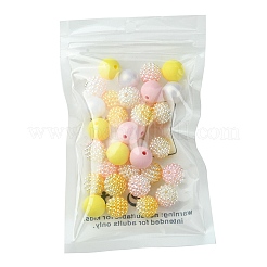 DIY Round Silicone & Acrylic & Berry Beads Making Findings Kits&nbsp;DIY-FS0006-26B