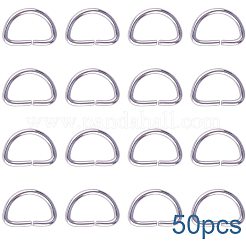 304ステンレススチールキー留め  ステンレス鋼色  10x14x1.5mm  内径：7x11mm  約50個/袋&nbsp;STAS-PH0005-03