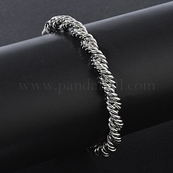 6MM 304 Stainless Steel Round Rope Chain Bracelets&nbsp;SA-CBA2696-25P
