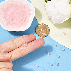 200Pcs Natural Rose Quartz Round Beads Strands&nbsp;G-SP0001-19A