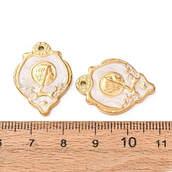 304 Stainless Steel Enamel Pendants&nbsp;SA-CBAD609-10G-02