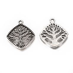Tibetan Style Alloy Tree Pendants&nbsp;LS-TIBEP-GC172-AS-NR