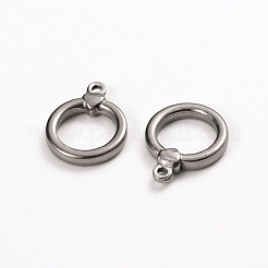 Tarnish Resistant 304 Stainless Steel Toggle Clasps Parts&nbsp;STAS-D142-04B-P