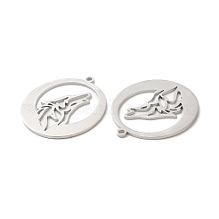 Non-Tarnish 304 Stainless Steel Pendants&nbsp;STAS-L020-031P