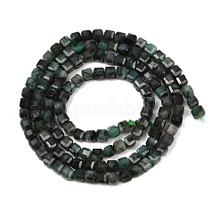 Natural Emerald Beads Strands&nbsp;G-B175-C05-3x3mm