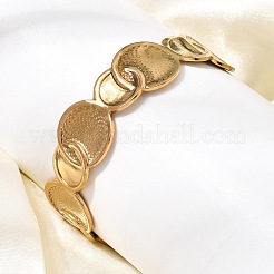 304 Stainless Steel Cuff Bangles for Women&nbsp;BJEW-T030-01G