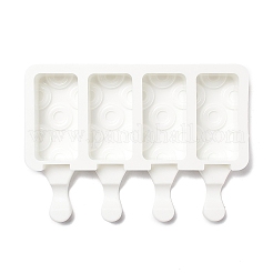 Food Grade DIY Rectangle Ice-cream Silicone Molds&nbsp;LS-DIY-D062-01B