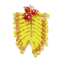 MIYUKI Rocailles Beaded Pendents&nbsp;PALLOY-MZ00148
