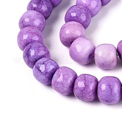 Ombre Effect Dyed Glass Beads Strands&nbsp;GLAA-N067-01A-11
