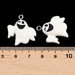 Halloween Opaque Resin Pendants&nbsp;RESI-XCP0002-38B