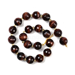 Natural Tiger Eye Beads Strands&nbsp;G-C249-A21-16mm