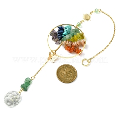 Brass Cable Chains Pendant Decorations&nbsp;HJEW-TA00145-01
