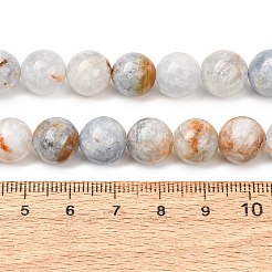 天然重晶石ビーズの連  スムーズなラウンド  10~11.5mm  穴：1mm  約36~40個/連  14.76''（37.5cm）〜15.75''（40cm）&nbsp;GG-CBAA8F4-A04-10mm