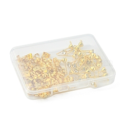 30Pcs Brass Stud Earring Findings&nbsp;KK-FS0001-13