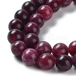 Dyed Natural Malaysia Jade Beads Strands&nbsp;G-G021-01B-04