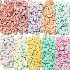 60g 10 Styles Handmade Polymer Clay Cabochons&nbsp;CLAY-CJ0001-66