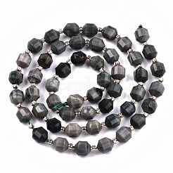 Natural Green Wood Lace Stone Wooden Jasper Beads Strands&nbsp;G-S362-054A