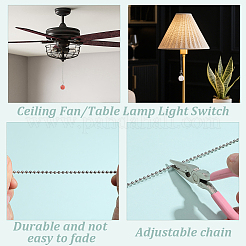 6Pcs 6 Styles PU Leather Charms Ceiling Fan Pull Chain Extenders&nbsp;HJEW-SP0001-76