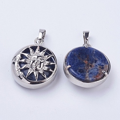 Natural & Synthetic Mixed Stone Pendants&nbsp;G-K234-C