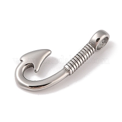304 Stainless Steel Hook Clasps&nbsp;STAS-C109-13B-AS