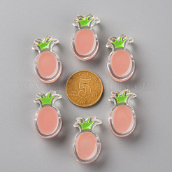Transparent Enamel Acrylic Beads&nbsp;TACR-S155-002C