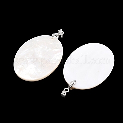 Natural White Shell Pendants&nbsp;KK-C135-07A