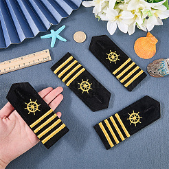 2 Pairs Polyester Captain Epaulette&nbsp;AJEW-CN0007-69