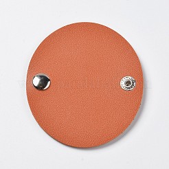 Earphone Leather Cable Winder&nbsp;AJEW-WH0079-E
