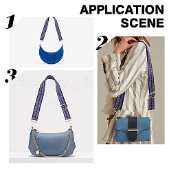 Polyester Adjustable Bag Strap&nbsp;FIND-WH0070-13B