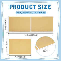 50Pcs Paper Coated Scratch Off Film Password Sticker&nbsp;DIY-WH0128-30B