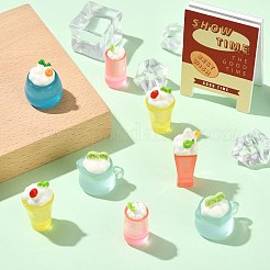 30Pcs 5 Styles Resin Cool Drink Miniature Display Decorations&nbsp;DJEW-CJ0001-21