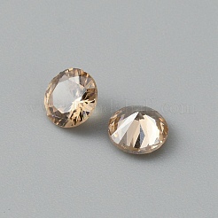 Cubic Zirconia Pointed Back Cabochons&nbsp;ZIRC-CJC0002-01C