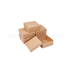 厚紙ギフトボックス  バリーウッド  正方形  13.15x13.15x5.7cm&nbsp;CON-WH0092-66A