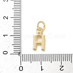 Brass Pave Clear Cubic Zirconia Charms&nbsp;KK-A273-01G-H
