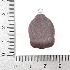 Cute Pin Theme Opaque Resin Pendants&nbsp;RESI-V005-007A
