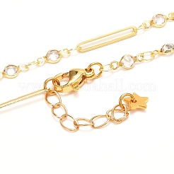 Clear Cubic Zirconia Jewelry Set for Girl Women&nbsp;SJEW-JS01214