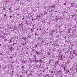 ガラスシードビーズ  セイロン  ラウンド  スミレ  12/0  2mm  穴：1mm  約30000個/ポンド&nbsp;SEED-A011-2mm-150