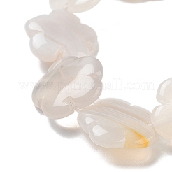 Natural White Agate Beads Strands&nbsp;G-F769-G01-02