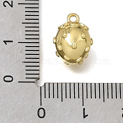 真鍮製チャーム  イチゴのチャーム  ラックめっき  長持ちメッキ  鉛フリー＆カドミウムフリー  18KGP本金メッキ  13x9.5x9.5mm  穴：1.4mm&nbsp;KK-K427-17G