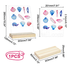 Acrylic Earrings Display Stands&nbsp;ODIS-WH0011-44