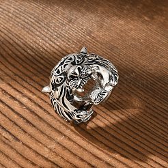 Brass Cuff Rings for Women Men&nbsp;RJEW-S401-03AS