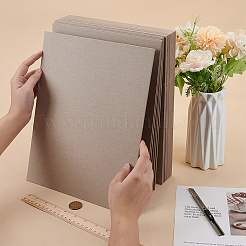 Rectangle Kraft Papers Chip Boards&nbsp;DIY-WH0479-84B