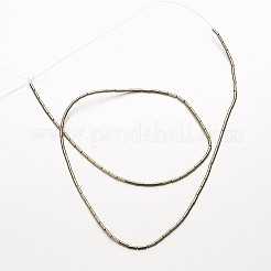 Electroplate Non-magnetic Synthetic Hematite Bead Strands&nbsp;G-F300-37A-06