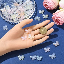 100Pcs 5 Colors Transparent Resin Beads&nbsp;RESI-YW0004-46