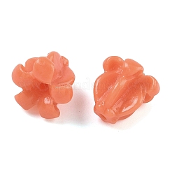 Synthetic Coral Carved Beads&nbsp;LS-CORA-K010-01G