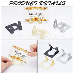 12Pcs 3 Colors Iron Tag Holder&nbsp;AJEW-CA0001-95