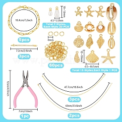 Ocean Theme Necklaces & Bracelets Making Kit&nbsp;DIY-PH00003