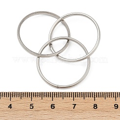 201 ステンレススチール トリニティ インターロッキング リング フィンガー リング  ステンレス鋼色  usサイズ11（20.6mm）&nbsp;FS-WG6776A-07