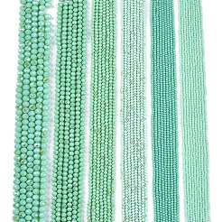 Electroplate Opaque Solid Color Glass Beads Strands&nbsp;LS-EGLA-A044-P4mm-L14